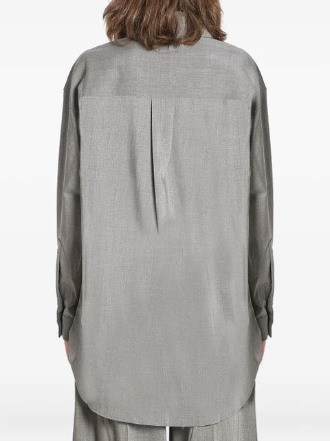 Jacquemus long-sleeve shirt - Grey - zdjęcie produktu nr 2