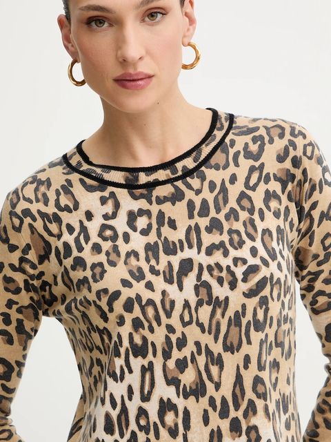 Morgan sukienka kolor brązowy mini prosta RMCALL