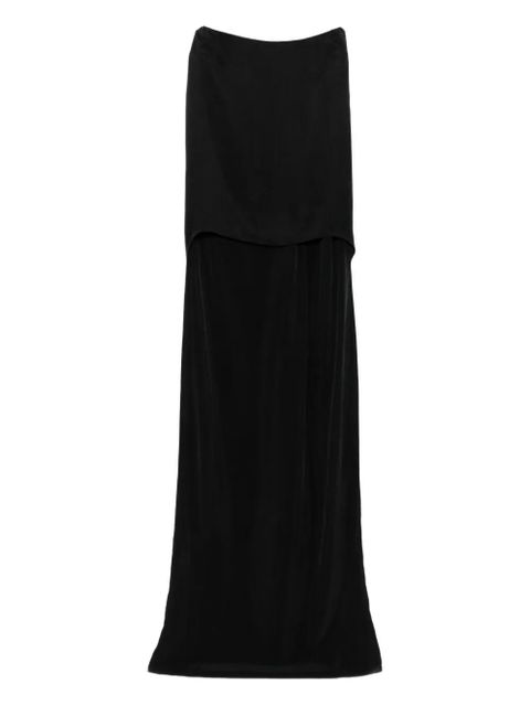 Magda Butrym boat-neck top - Black - zdjęcie produktu nr 1