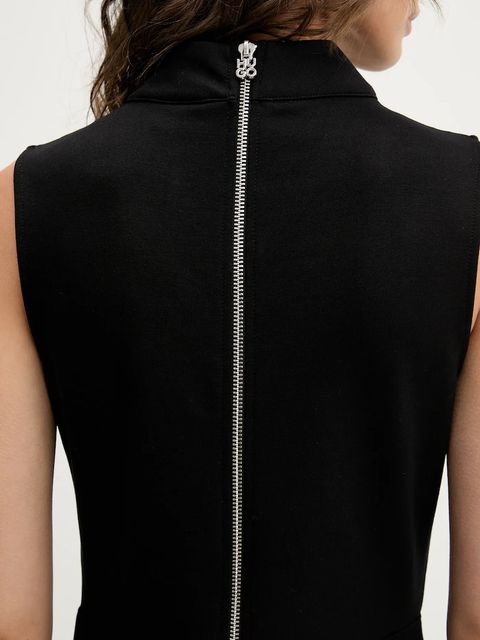 HUGO sukienka kolor czarny mini rozkloszowana 50542729