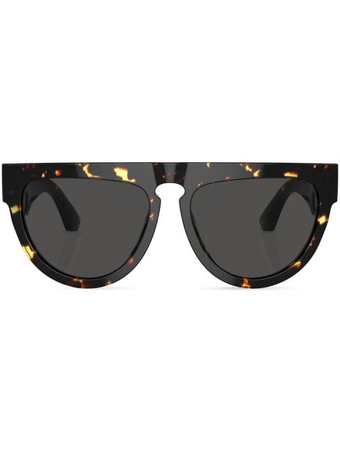 Burberry Eyewear tortoiseshell-effect round-frame sunglasses - Brown - zdjęcie produktu nr 1