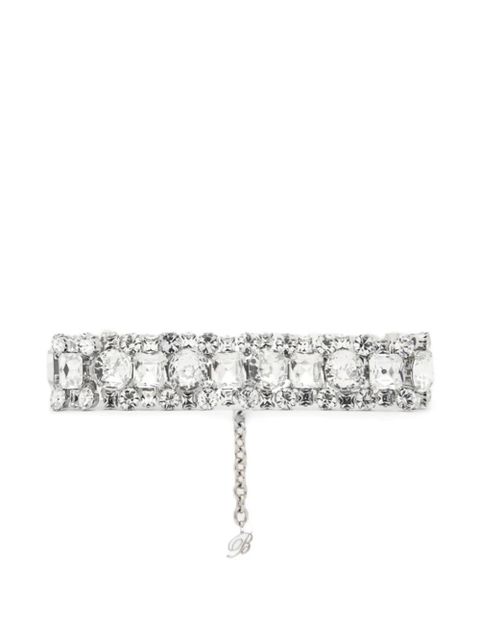 Blumarine rhinestone choker - Silver - zdjęcie produktu nr 1