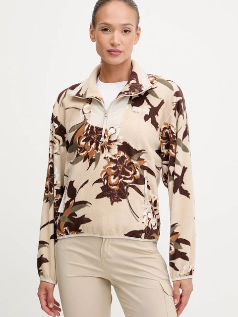 Columbia bluza outdoorowa Sequoia Grove damska kolor beżowy wzorzysta 2136204 - zdjęcie produktu nr 1