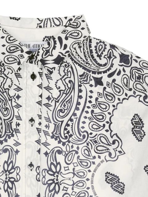 The Attico paisley-print shirt - White - zdjęcie produktu nr 2