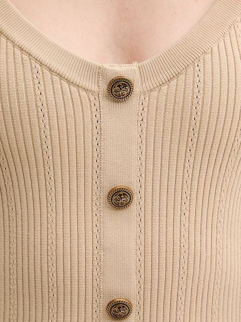 Guess top EMMIE kolor beżowy W5YR10 Z0130