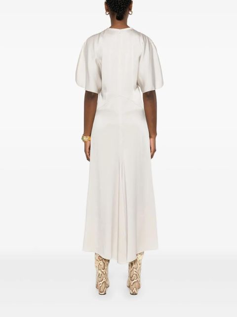 ISABEL MARANT Keany midi dress - Neutrals - zdjęcie produktu nr 2