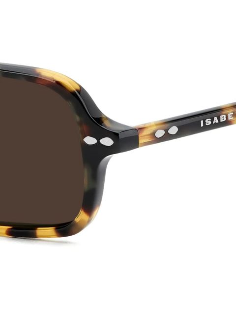 Isabel Marant Eyewear geometric sunglasses - Brown