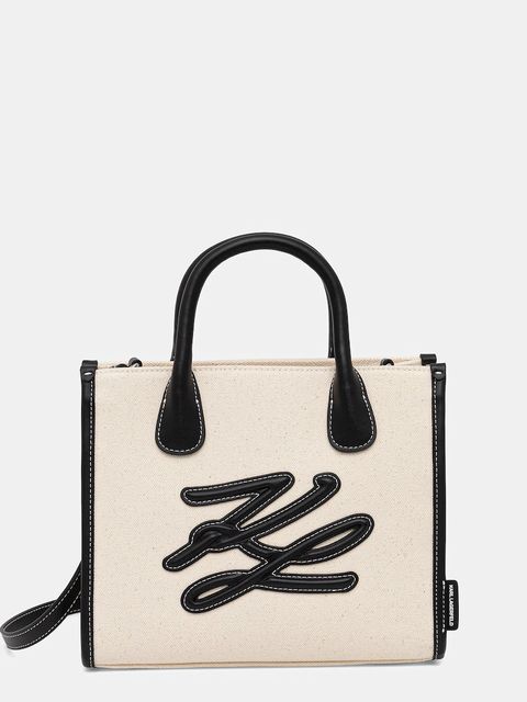 Karl Lagerfeld torebka K/AUTOGRAPH kolor beżowy A4W50026 - zdjęcie produktu nr 1
