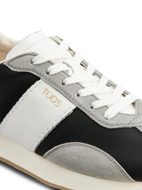 Tod's suede-trimmed sneakers - Grey