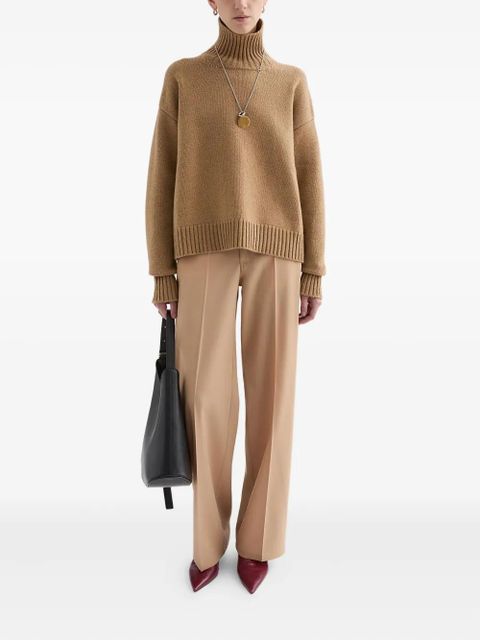 Jil Sander high-neck sweater - Brown - zdjęcie produktu nr 2