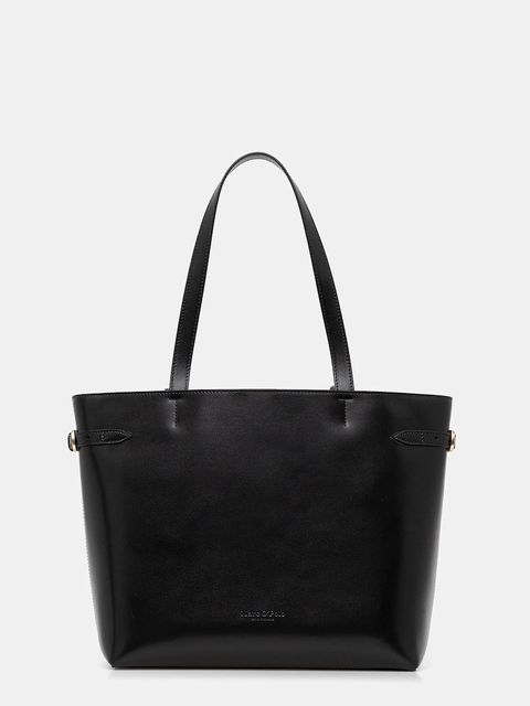 Marc O'Polo torebka skórzana kolor czarny 50912210301203 - zdjęcie produktu nr 1