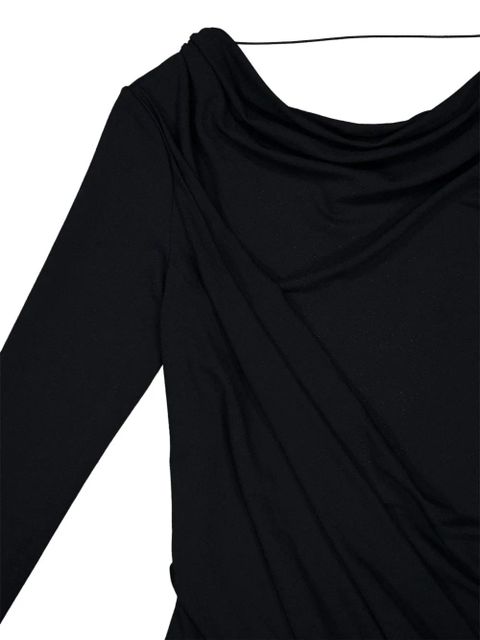 Givenchy asymmetric midi dress - Black