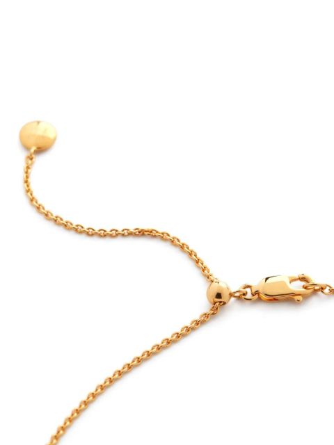 Monica Vinader Riva crystal-embellished necklace - Gold