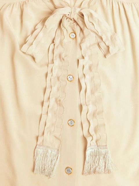 Valentino Garavani crepe de chine shirt - Neutrals