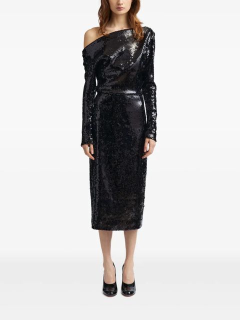 16Arlington Danae midi dress - Black