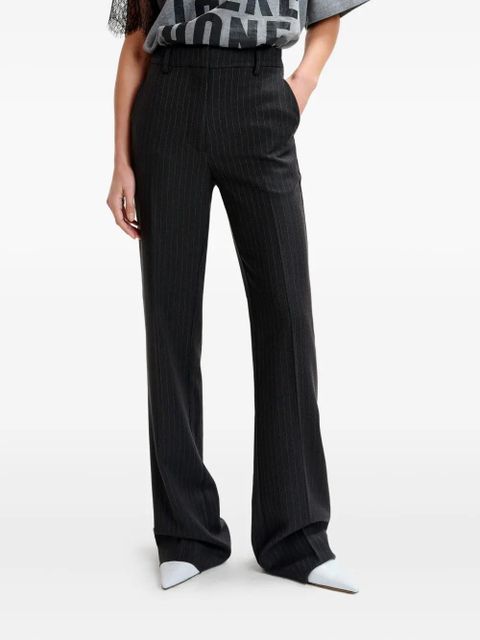 Essentiel Antwerp Invade pinstripe flared trousers - Blue