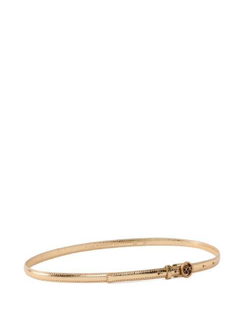 PINKO logo buckle belt - Gold