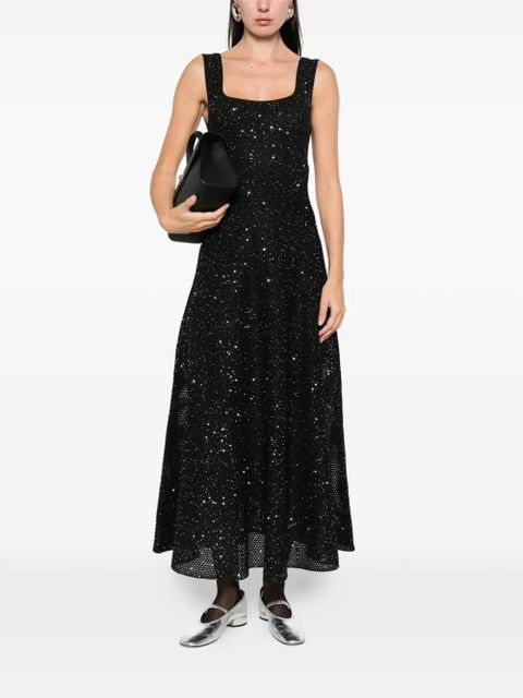 Maje knitted midi dress - Black