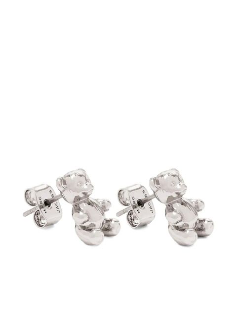Marc Jacobs teddy bear stud earrings - Silver - zdjęcie produktu nr 2