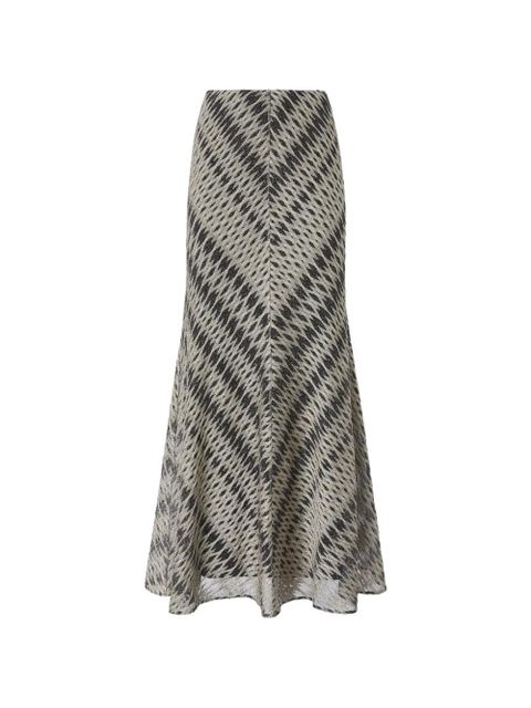 Missoni 3D diamond-pattern maxi skirt - Neutrals - zdjęcie produktu nr 1