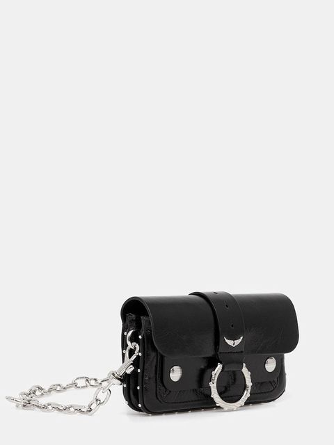 ZADIG&VOLTAIRE torebka skórzana kolor czarny LWBA03910 - zdjęcie produktu nr 2