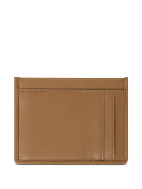 Miu Miu matelassé-motif leather card holder - Brown - zdjęcie produktu nr 2