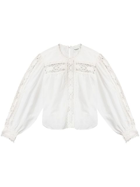 MARANT ÉTOILE Valmira top - White - zdjęcie produktu nr 1