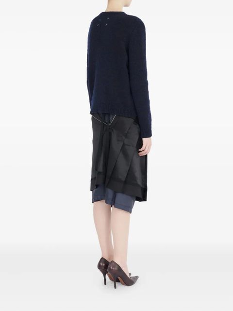 Maison Margiela brushed-finish sweater - Blue - zdjęcie produktu nr 2