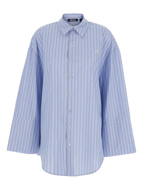 ROTATE BIRGER CHRISTENSEN striped buttoned shirt - Blue - zdjęcie produktu nr 1