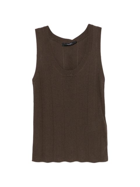 Weekend Max Mara ribbed top - Brown - zdjęcie produktu nr 1