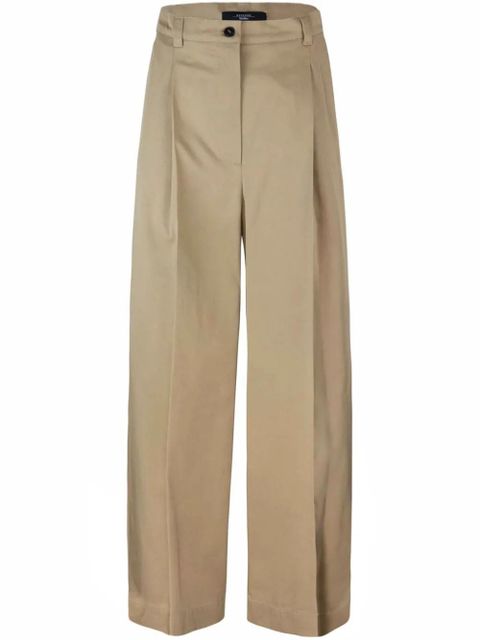 Weekend Max Mara pleat-detail wide-leg trousers - Neutrals - zdjęcie produktu nr 1