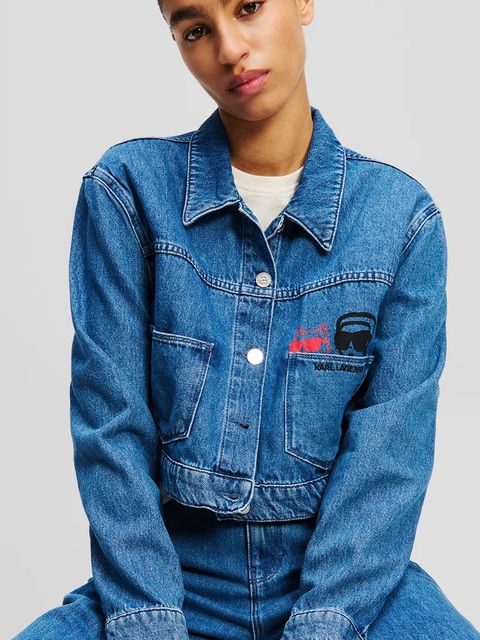 Karl Lagerfeld kurtka jeansowa IKON