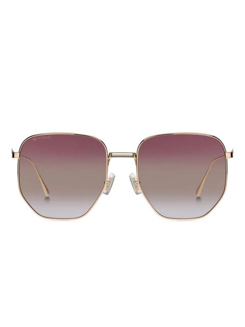 ETRO oversized-frame sunglasses - Gold - zdjęcie produktu nr 1