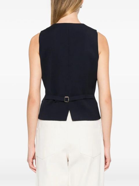 Max Mara buttoned V-neck gilet - Blue