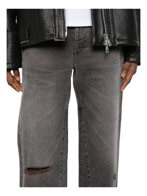 OUR LEGACY ripped-detail jeans - Grey - zdjęcie produktu nr 2