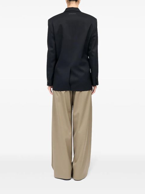 MM6 Maison Margiela notched-lapel blazer - Black