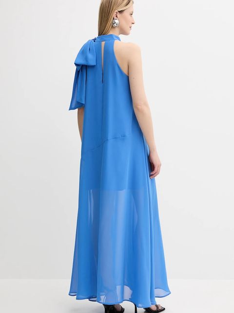 Gestuz sukienka kolor niebieski maxi rozkloszowana 10910220