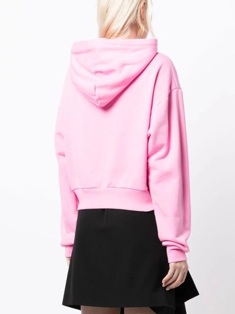 Versace Versace Goddess logo hoodie - Pink