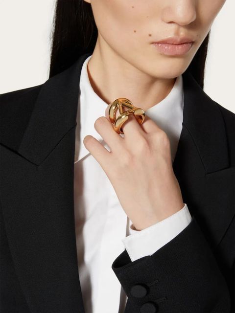 Valentino Garavani VLogo Signature ring - Gold