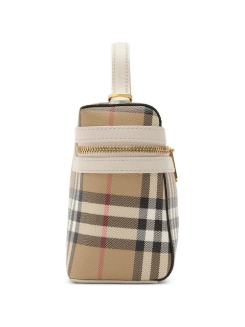 Burberry Check vanity bag​ - Neutrals
