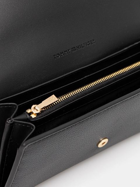 Tommy Hilfiger portfel damski kolor czarny AW0AW17734