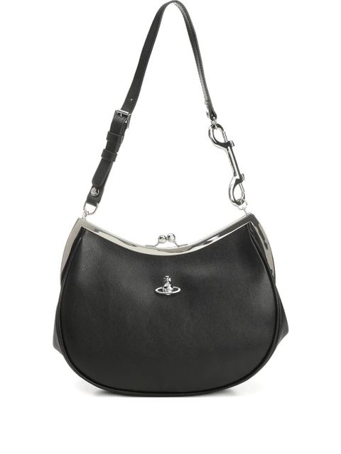 Vivienne Westwood Orb plaque shoulder bag - Black - zdjęcie produktu nr 1