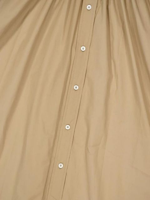 Miu Miu smocked waist shirt dress - Brown - zdjęcie produktu nr 2