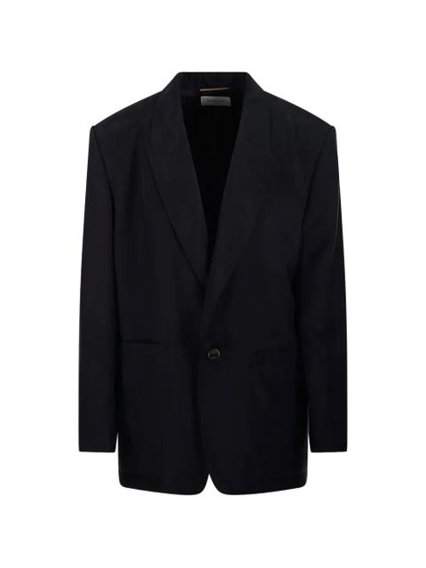 Saint Laurent single-breasted blazer - Black - zdjęcie produktu nr 1