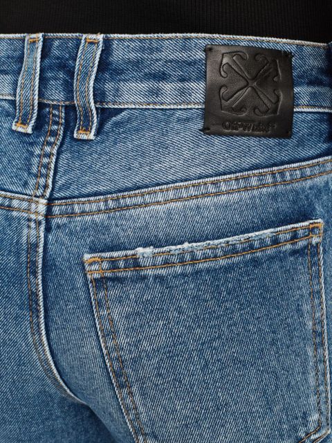 Off-White mid-rise flared jeans - Blue