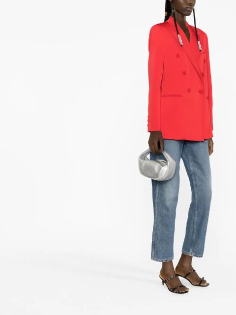 PINKO Envers satin blazer - Red - zdjęcie produktu nr 2