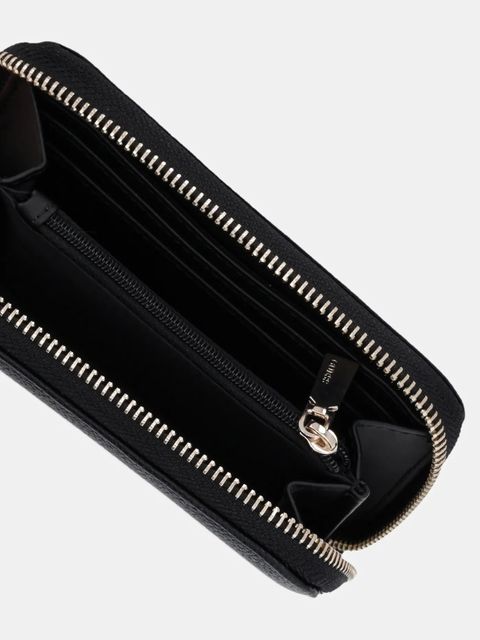 Guess portfel LAUREL damski kolor czarny SWBG74 59140