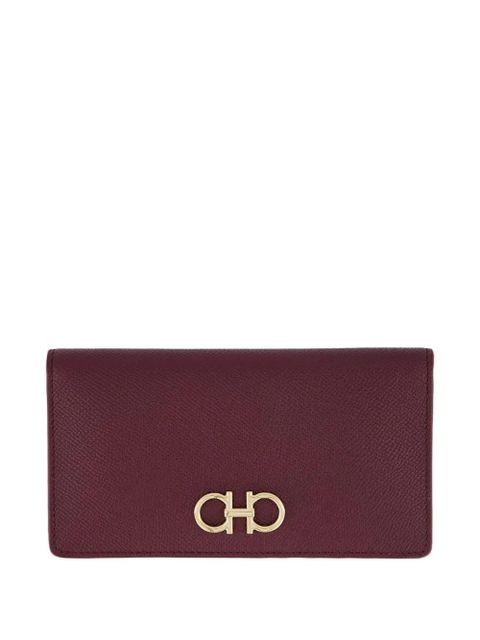 Ferragamo Continental logo-detail leather wallet - Red - zdjęcie produktu nr 1