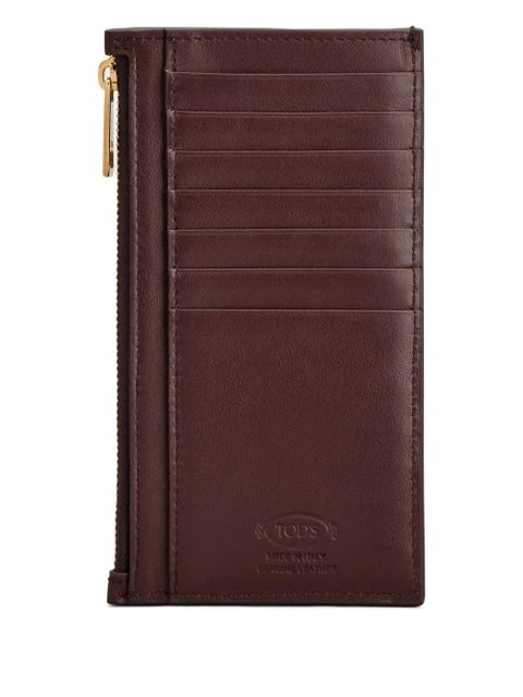 Tod's leather cardholder - Brown