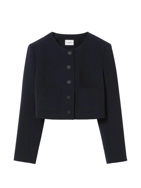 Claudie Pierlot button patch-pocket jacket - Blue - zdjęcie produktu nr 1